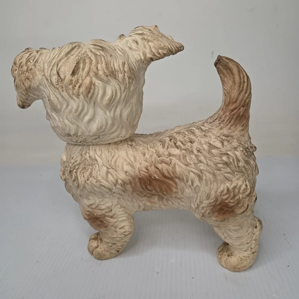 Vintage 1960s Edward Mobley Co. Rubber Squeaky Toy Dog - No SQUEAKER